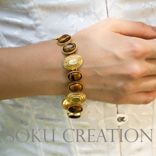 Designer Bracelet in Gold Plated