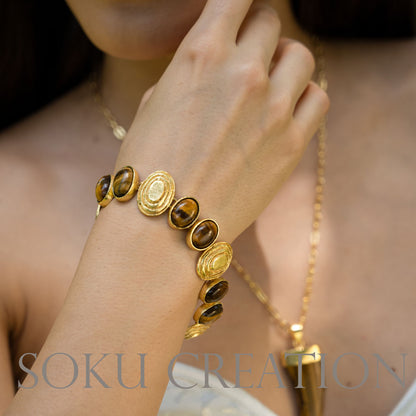 Designer Bracelet in Gold Plated