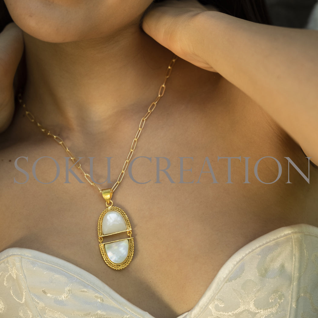 Gold plated Unique designer Gemstone Jewelry Set