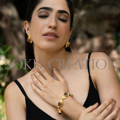 A Gold plated Designer Jewelry Set