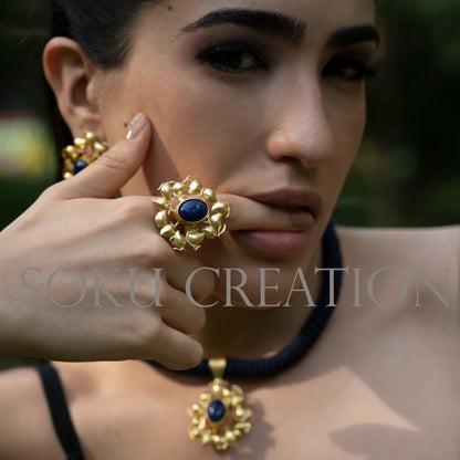 Gold plated Unique Designer Jewelry Set