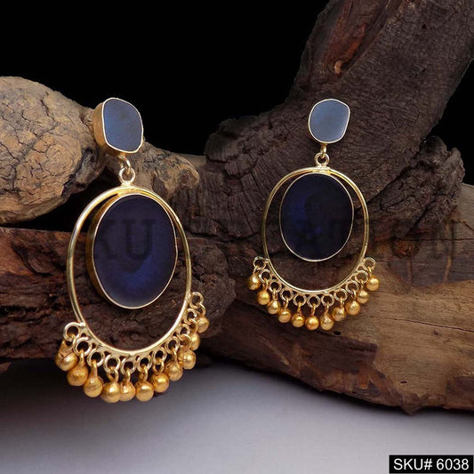 Gold plated Designer Handmade Drop and Dangle Earring SKU6038