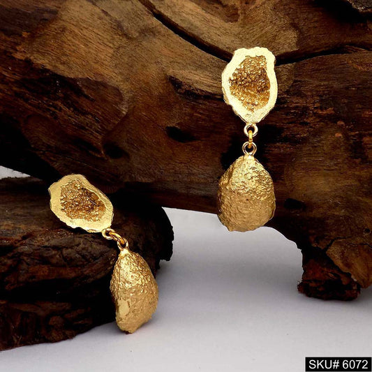 Gold plated Handmade Design Drop and Dangle Earring SKU6072