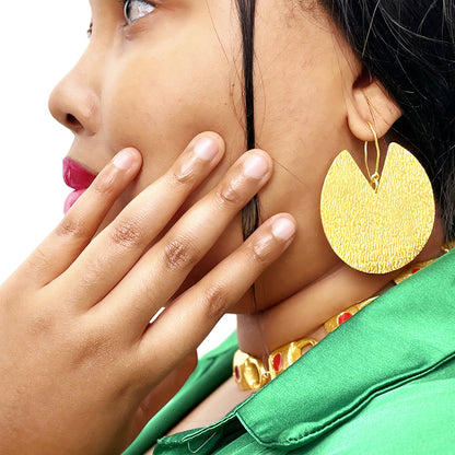 Gold plated Geometrical African Style Earring SKU7510