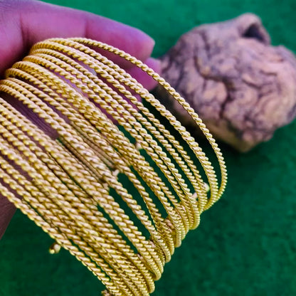 Gold Plated Multi Layer of Twisted Wire of Cuff SKU7452