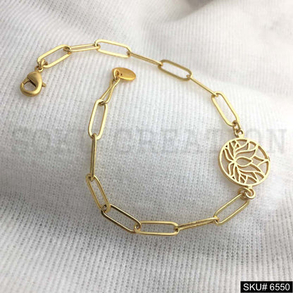 Gold plated Charm Bracelet  SKU6550
