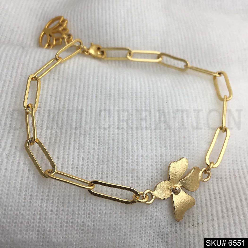 Gold plated Charm Bracelet  SKU6551
