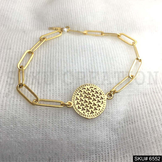 Gold plated Charm Bracelet  SKU6552