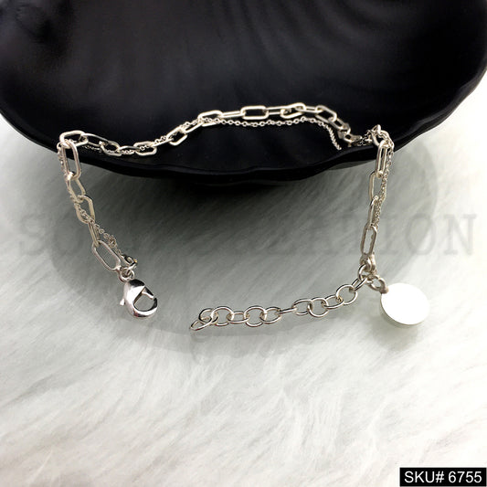 Silver plated Charm Bracelet  SKU6755