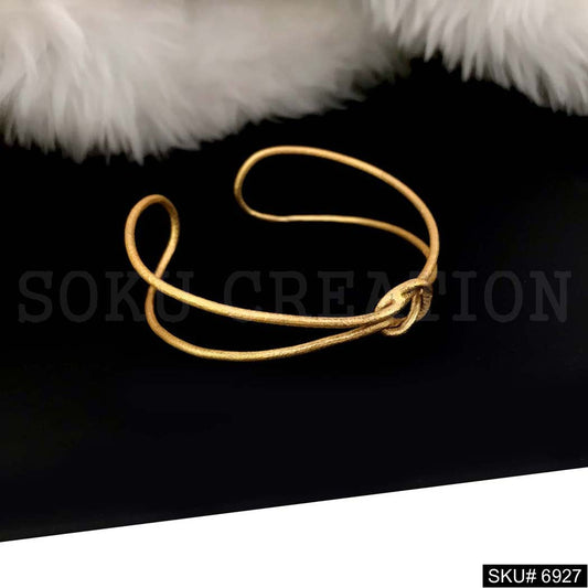 Gold Plated Delicate Tangle Design of Unique Cuff SKU6927