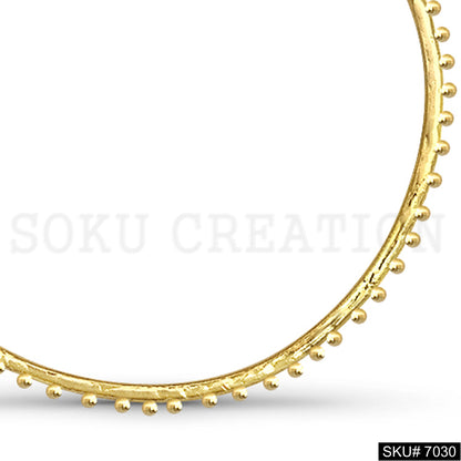Gold Plated Simple Design Doted on Choker SKU7030