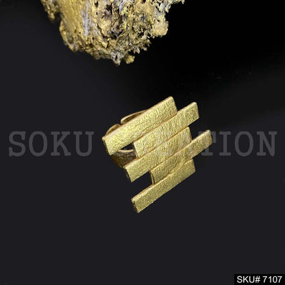 Gold Plated Unique Statement Adjustable Handmade Ring SKU7107