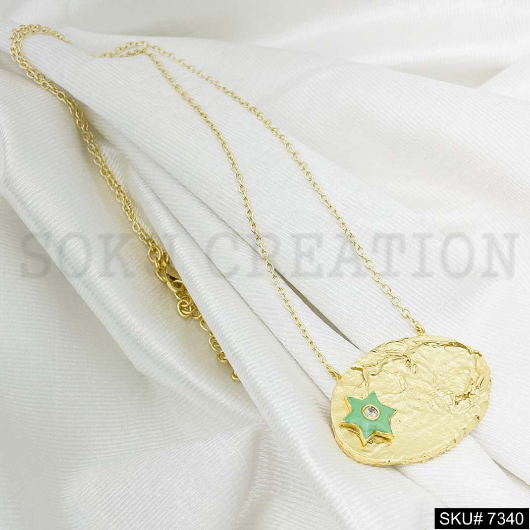 Gold plated Necklace Earring and Ring SKU7340