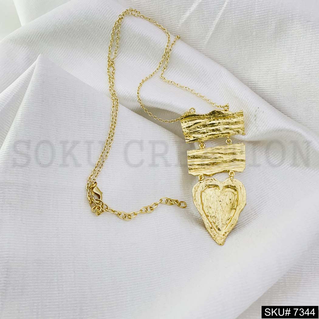 Gold Plated Necklace Earring SKU7344