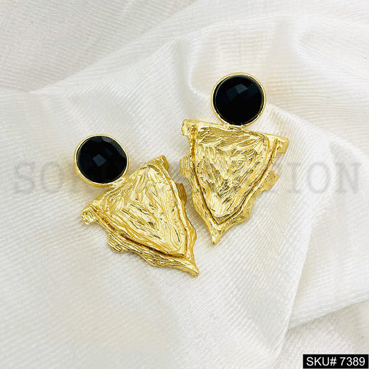 Gold plated Small Drop and Dangle Earring SKU7389