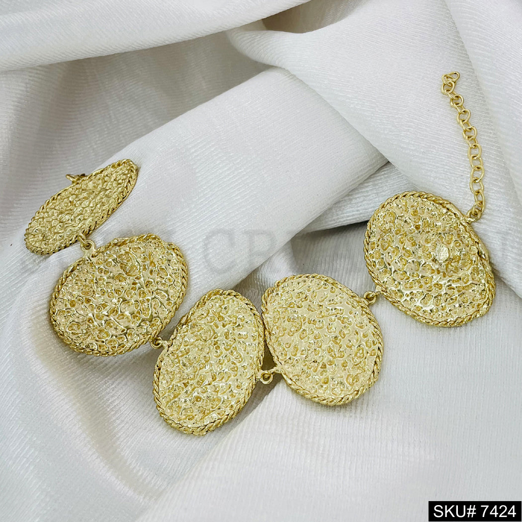 Designer Bracelet for Party Eve in Gold Plated SKU7424