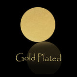 Gold plated Circel Minimal Earring SKU7519