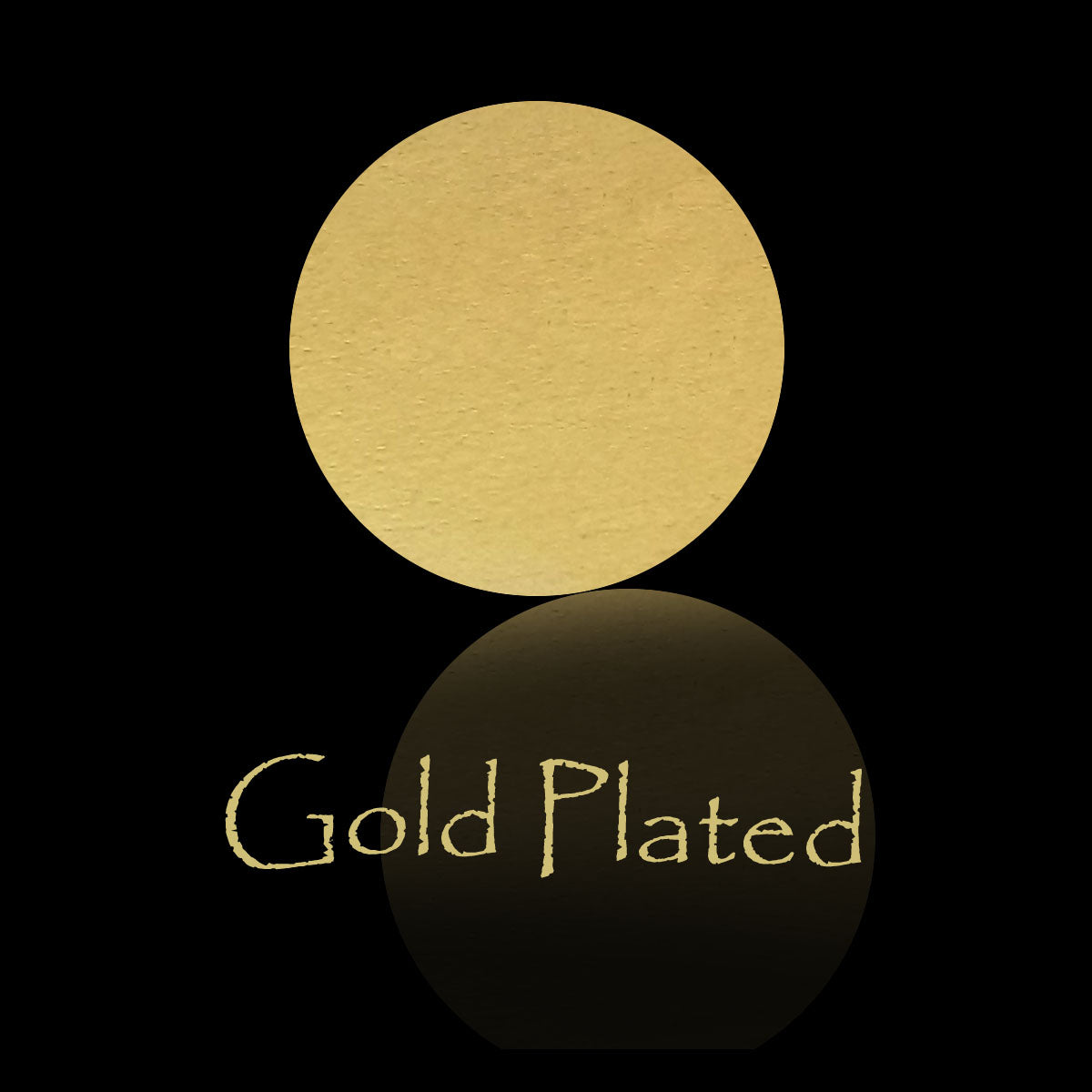 Gold plated Designer Hammered Statement Big Stud Earring SKU5954