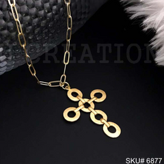 Uninvolved Cross Necklace SKU6877