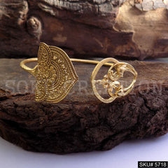 Gold Plated Statement Unique Designer Cuff SKU5718