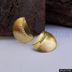 Gold plated Handmade Designer Stud Earring SKU5783