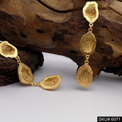 Gold plated Handmade Design Drop and Dangle Earring SKU6071