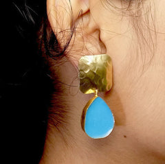 Gold plated Statement Style Drop and Dangle Earring SKU6145