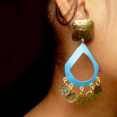 Gold plated Statement Style Drop and Dangle Earring SKU6146