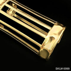 Gold Plated Big Long fully Hand Cover Simple Design of Cuff SKU6999