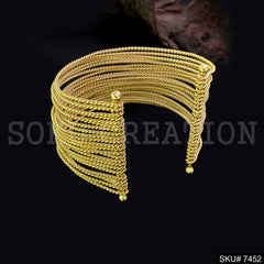 Gold Plated Multi Layer of Twisted Wire of Cuff SKU7452