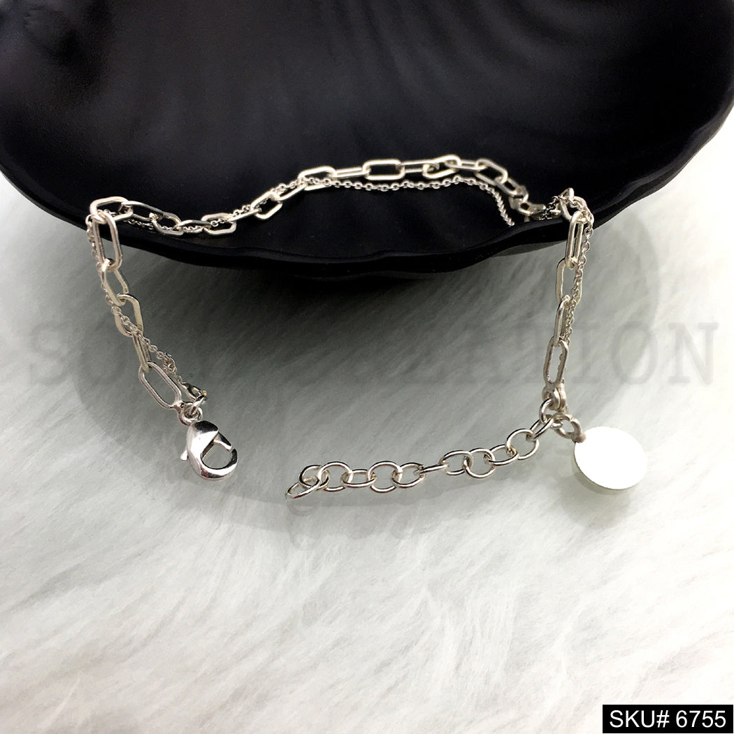 Silver plated Charm Bracelet  SKU6755