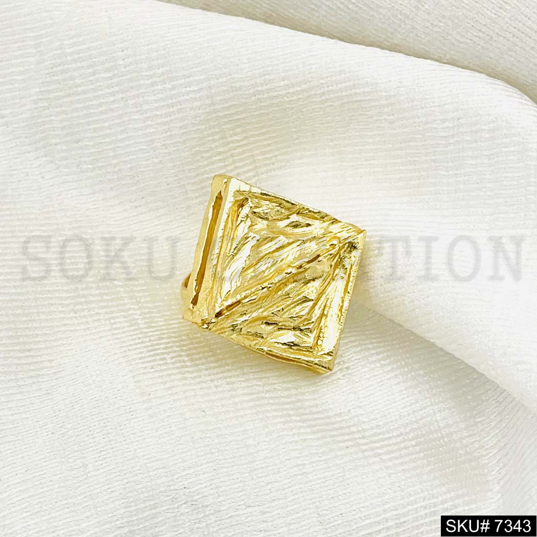 Gold plated Earring and Ring SKU7343