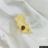 Gold Plated Pendant Necklace Earring and Ring SKU7347